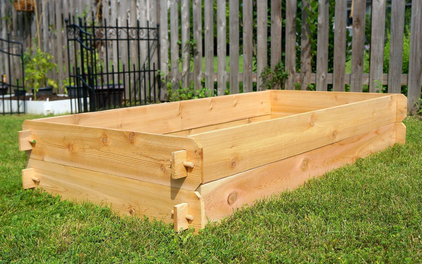 Timberlane Gardens Raised Garden Bed Kit Double Deep (Two 3x6) Western Red Cedar - Timberlane Gardens