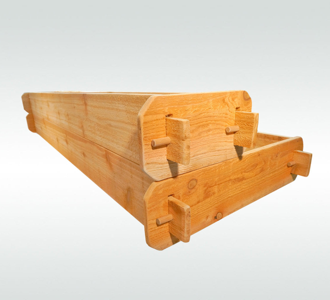 Timberlane Gardens Raised Garden Bed Kit 2 Tiered (1x6 2x6) Western Red Cedar - Timberlane Gardens