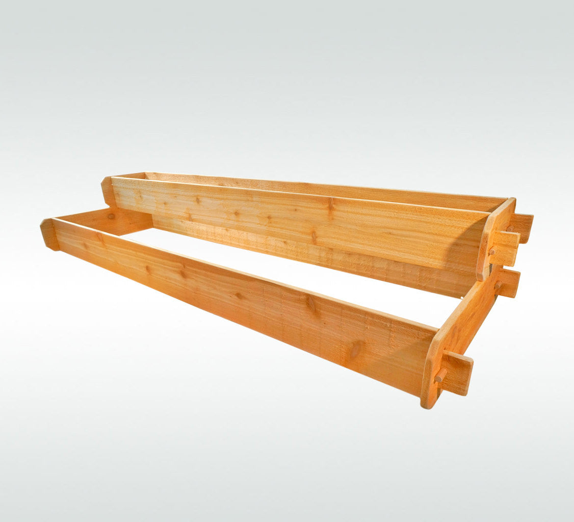 Timberlane Gardens Raised Garden Bed Kit 2 Tiered (1x6 2x6) Western Red Cedar - Timberlane Gardens