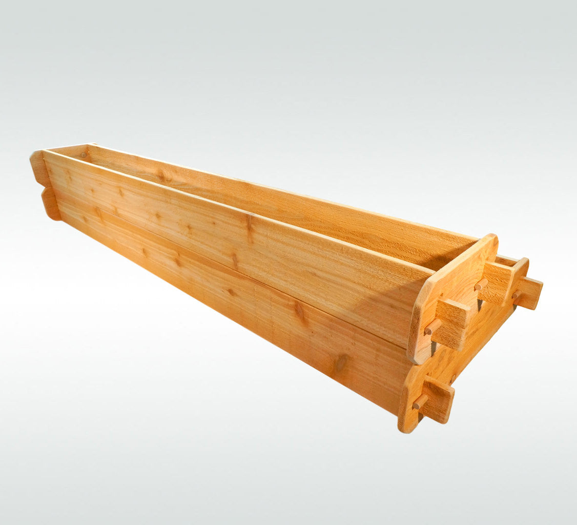 Timberlane Gardens Raised Garden Bed Kit 2 Tiered (1x6 2x6) Western Red Cedar - Timberlane Gardens